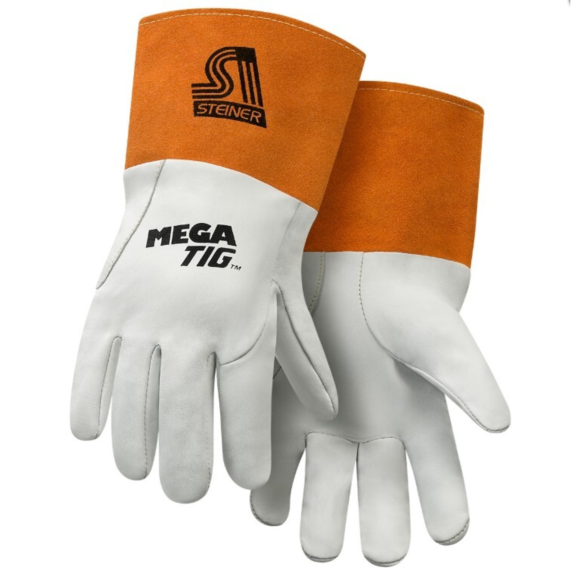Steiner MEGA TIG GLOVE M KIDSKIN FOAM BACK UNLINED PALM 4"